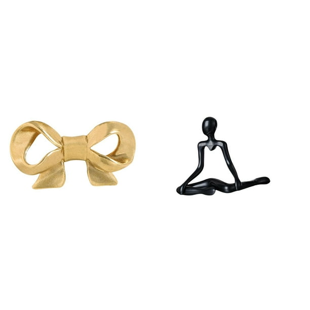 Asa de mueble,Tirador de latón con forma de lazo para muebles o armario,Tirador de puerta de armario con forma de arco,tirador de cajón de cocina,Figura de escritorio,Escultura abstracta de