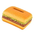 thumbnail image 4 of Porta pañuelos, caja de pañuelos para decoración del hogar, caja de pañuelos con forma de hamburguesa, caja de papel higiénico Hamburguesa Cuadrada, 4 of 9