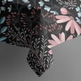 thumbnail image 5 of Pioneer Flower Floral Print Pattern Square Tablecloth,Waterproof Square Table Cover,Wipeable Spillproof Washable Table Cover for Home Kitchen Party Decor 60"x60"(152x152cm), 5 of 6