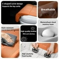 thumbnail image 5 of Universal Car Seat Leg Rest Extender - Breathable Leather Footrest for Driver & Passenger, Non-Slip Design, 5 of 8