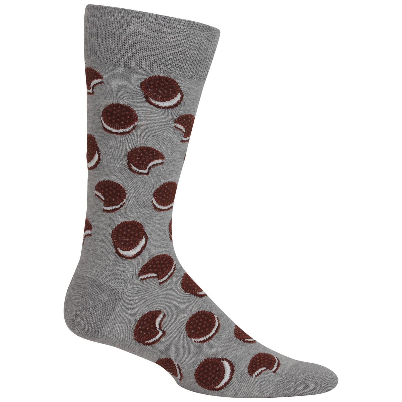 Hot Sox Mens Sandwich Cookie Socks, Men's Shoe Size 6-12.5 - Walmart.com