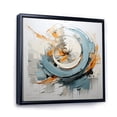 thumbnail image 2 of Designart "Whispering Flow" Abstract Spirals Floater Framed Canvas Print, 2 of 7