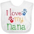 thumbnail image 3 of Inktastic I Love My Nana Boys or Girls Baby Bib, 3 of 4