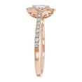 thumbnail image 6 of 14K Rose Gold 1 cttw. Certified Diamonds Oval-cut Halo Engagement Ring by Hollywood Hills Jewelers, 6 of 6