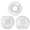 Clear, variant on Clear Frosted Glass Globe Lamp Shade Replacement 3 Pack 5.9 Inch Diameter 1-5/8 Inch Fitter