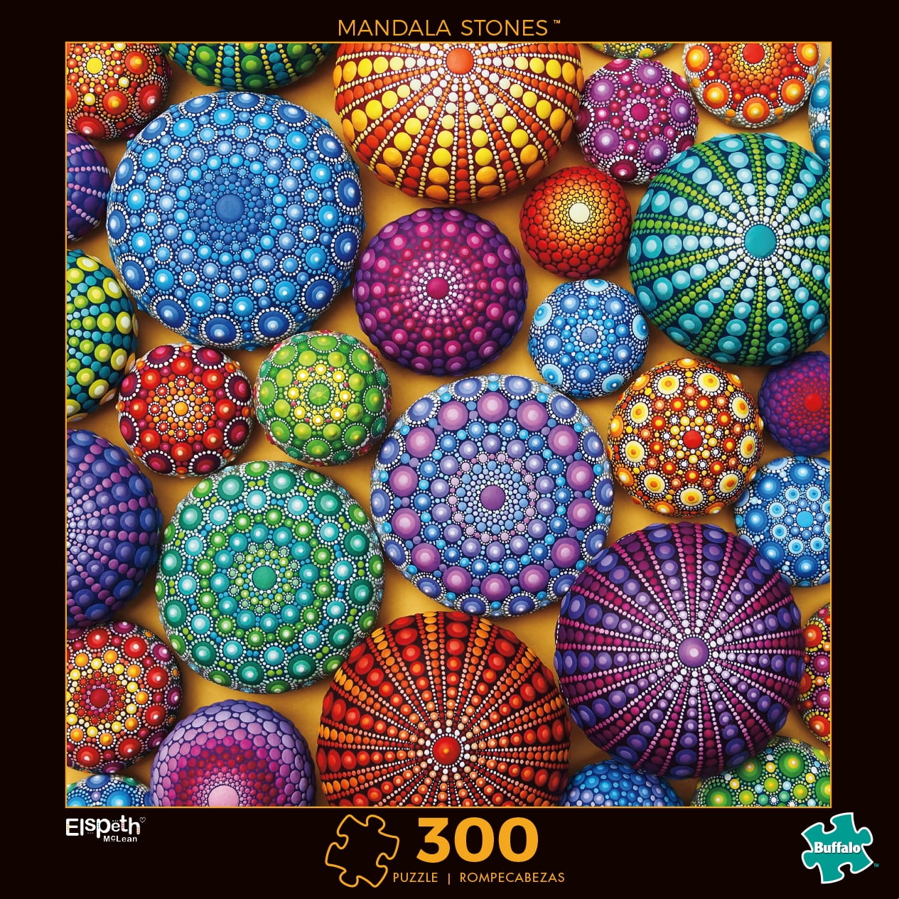 interrumpir tos Sucediendo Buffalo Games Modern Photography Mandala Stones 300 Piece Jigsaw Puzzle -  Walmart.com
