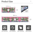 thumbnail image 3 of Yayeee Faucet Mat for Kitchen Sink 14.7" Diatomite Long Splash Guard Pad, White Vibrant Flowers, 2 Pack, 3 of 7