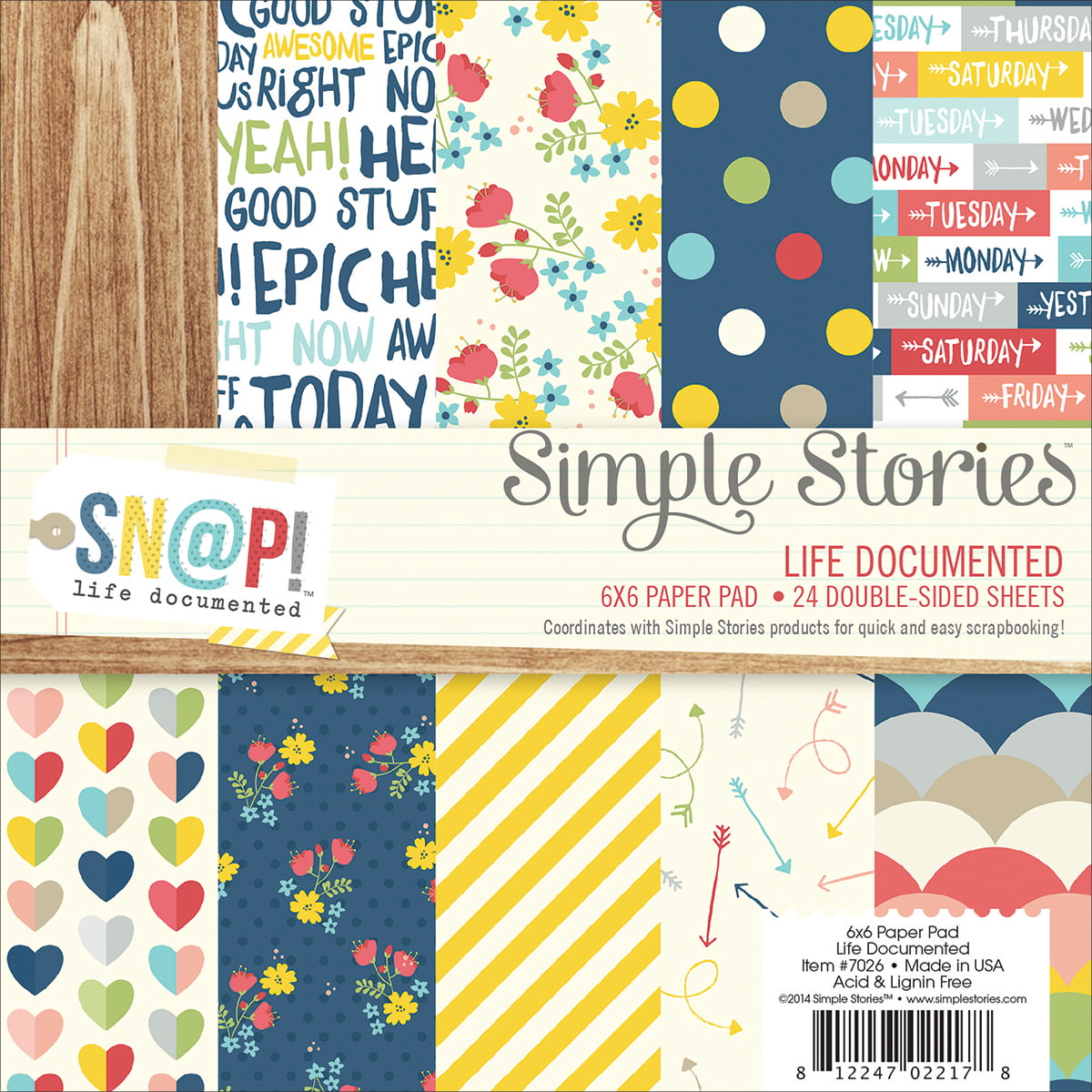 Simple Stories So Fancy 6 x 6 Paper Pad 2015 6422 