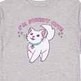 thumbnail image 4 of Inktastic I'm Purrdy Cute White Kitty Cat Boys or Girls Long Sleeve Toddler T-Shirt, 4 of 5