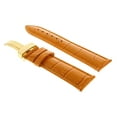 thumbnail image 2 of 20MM LEATHER WATCH STRAP BAND DEPLOYMENT BUCKLE CLASP FOR TAG HEUER ORANGE GOLD, 2 of 2
