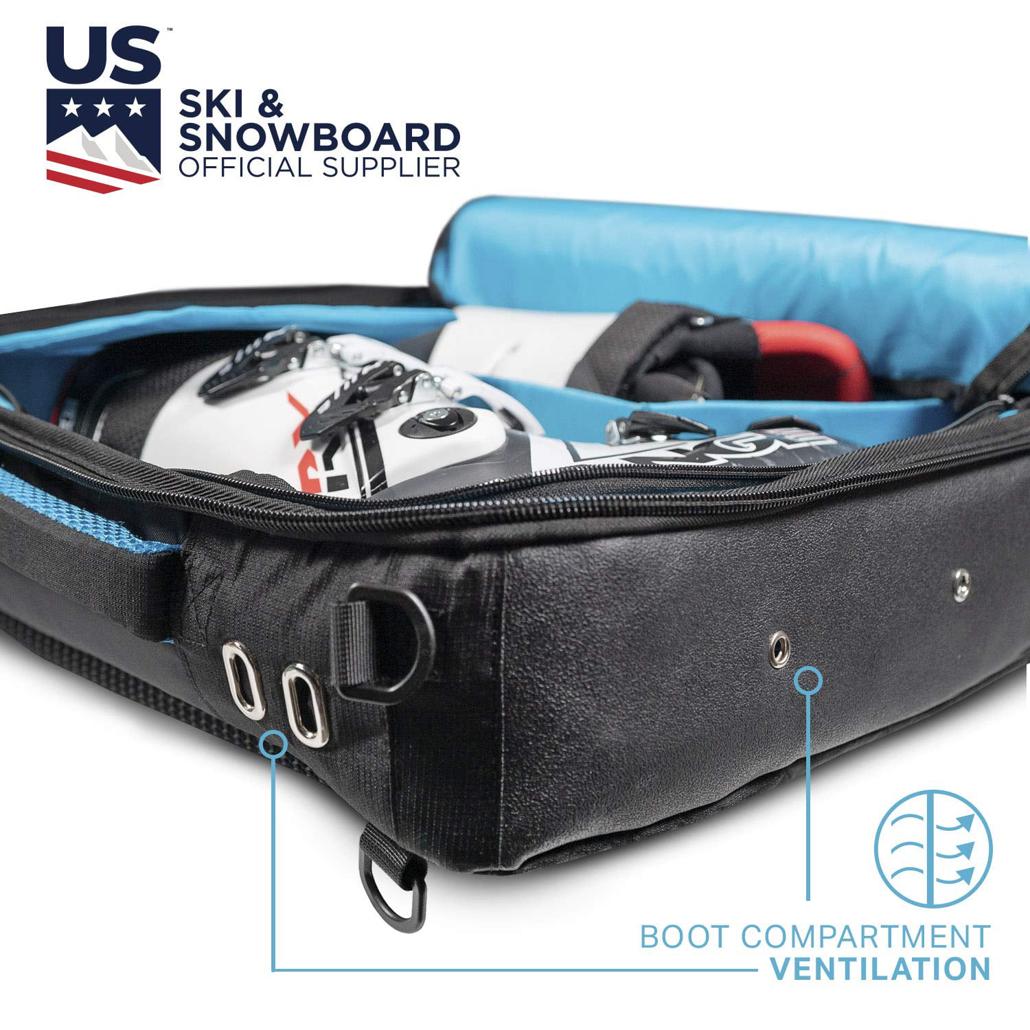 US Ski Team Official Supplier Premium Durab... Wildhorn Brimhall Ski Boot Bag 