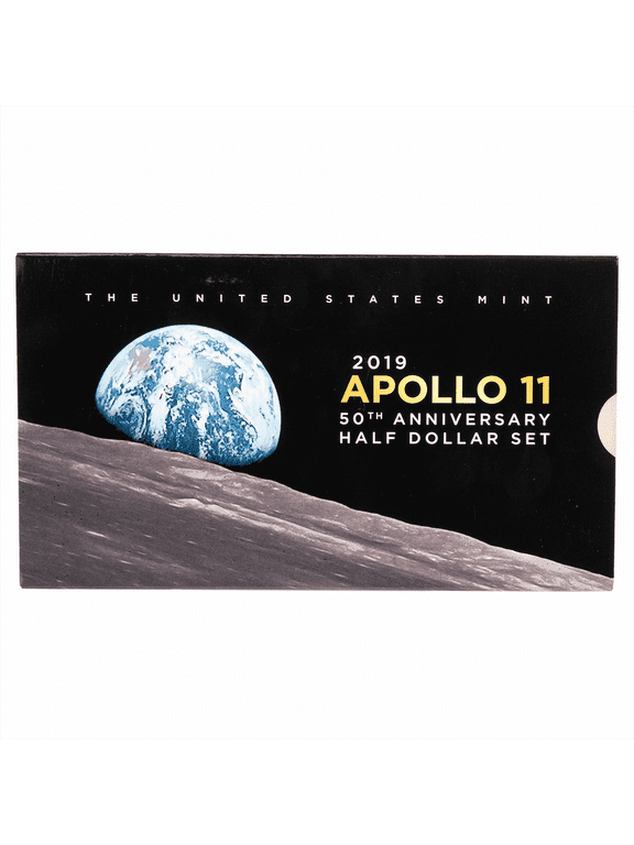 US Mint 2019 Apollo 11 50th Anniversary Half Dollar 2 Coin Set