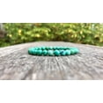 thumbnail image 3 of Natural Hubei Turquoise 8mm Round Shape Smooth Cut Beads Stretchable Bracelet for Men & Women., 3 of 3