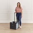 thumbnail image 6 of ECR4Kids Universal Rolling Cart, Black, 6 of 9