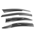thumbnail image 6 of Ikon Motorsports Window Visor Compatible With 2022-2025 Subaru WRX 5th, MUG Style Black PC Sun Rain Wind Guard Vent Shade Deflector Side Shield 4PC, 6 of 8