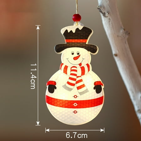 

Goodhd Christmas Tree Decoration pendant Christmas decorative light Santa Claus