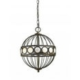 thumbnail image 6 of Aria 3-Light Oil-Rubbed Bronze Globe Pendant With Mother Of Pearl Accents, 6 of 6