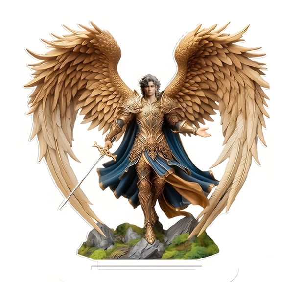 Desktop Ornament Acrylic Tabletop 2D Angel Wall Decorations for Home Desktop Design
