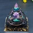 thumbnail image 4 of Bsvklp Generador Chakra Reiki Cristal Pirámide Obsidiana Natural (Escorpio), 4 of 7