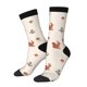 thumbnail image 1 of Balery Cute Squirrel Calcetas Largas con Estampado para Hombre y Mujer – Suaves y Transpirables, Talla Única (US 5-11), 1 of 6