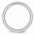 thumbnail image 3 of Bague en Satin Demi-Rond Gravable Chrome 7mm Taille 10 Bijoux Cadeaux pour Femmes, 3 of 4
