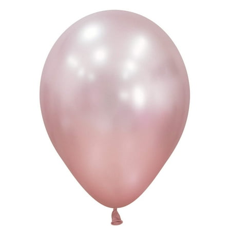 5 inch Sempertex Silk Pink Blossom Latex Balloons (100 Pack) - Party Supplies Decorations