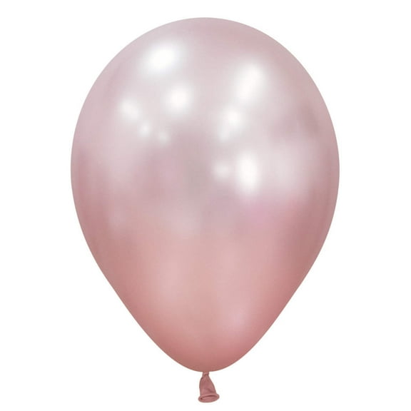 5 inch Sempertex Silk Pink Blossom Latex Balloons (100 Pack) - Party Supplies Decorations