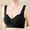 Black, variant on Loopsun Womens Bras Plus Size, Bras for Women, Woman Large Size Solid Front Button Breathable Comfortable Underwear Bra with No Rims Beige 42/95B
