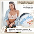 thumbnail image 2 of 5 PCS Bra Liners for Sweat, Reusable Washable Under Breast Sweat Pads, 67% Cotton 33% Polyester Fiber, 2 of 6