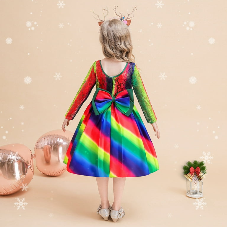 Bluey and Bingo Kids Birthday Custom Rainbow Fancy Tutu Outfit Set