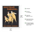 thumbnail image 2 of Doctor Rasurel Thermal Underwear - Vintage Advertising Poster by Leonetto Cappiello c.1906 - Fine Art Matte Paper Print (Unframed) 11x14in, 2 of 4