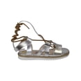 thumbnail image 2 of SANDALIAS CASUALES LEON MUJER PLATA NAPA GRUESO 3607 LEON  3607p, 2 of 3