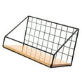 thumbnail image 4 of LABSERRON Floating Shelf With Hooks Black Metal Wrought Iron Style 1 Set 9.4X5.5X4.5in, 4 of 8