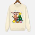 thumbnail image 2 of Fiaer Christmas Family Sweatshirts Matching Trendy Plus Size Xmas Pullover Crew Neck Loose Fit Funny Graphic Holiday Tops Women L, 2 of 5