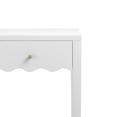 thumbnail image 5 of Night Stand Nightstand with Drawer,Scalloped Edge Bedside Table for Bedroom,Cute Minimalist Side Table for Kids Room and Girls' Room, 5 of 6