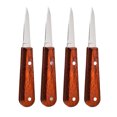 thumbnail image 3 of XYRSRUW 5PC Oysters Opener Tool, Stainless Steel Shellfish Shucker, Durable Seafood Opening Device, Ergonomic Oyster Cutter for Clams and Scallops(Red), 3 of 4