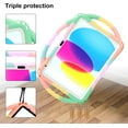 thumbnail image 5 of Kids-Friendly Silicone Case with Built-in Screen Protector for 11" iPad 11th Gen 2025 (A16) & 10.9" iPad 10th Gen 2022 (Rainbow), 5 of 7