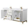 thumbnail image 2 of Wyndham Collection WCH515172DWBWCUNSMXX Marlena 72" Free Standing Double Basin Vanity Set, 2 of 7