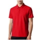 thumbnail image 2 of Blusa y camisa de manga corta con cuello vuelto para hombre, color liso, informal, holgada, a la moda, de seda helada, sin costuras, transpirable, elástica, con botones, de cedro, blusa de manga corta, 2 of 6