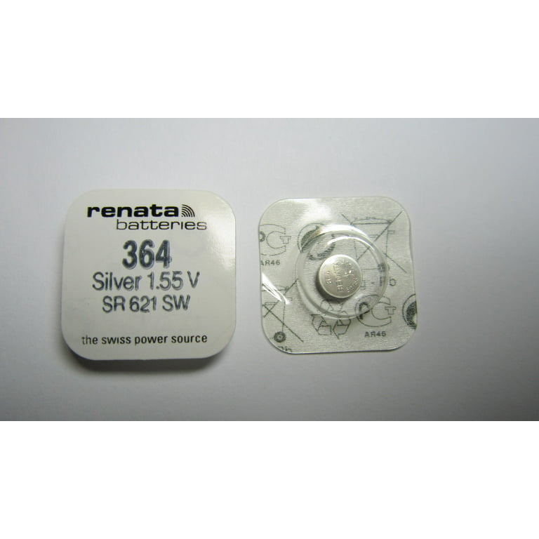 5 Renata 364 LR621 SR621 SR621SW Batteries