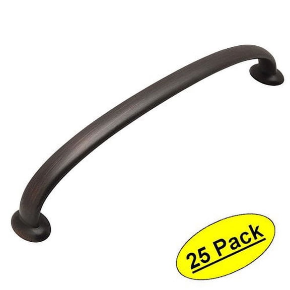 Cosmas 827-160ORB Oil Rubbed Bronze Cabinet Hardware Handle Pull - 6-5/16" (160mm) Hole Centers - 25 Pack