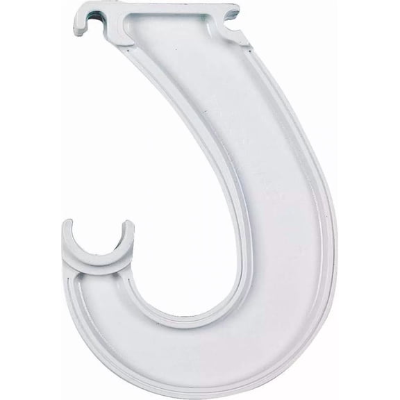 Closetmaid Superslide Bracket Pack Of 8 White No Tools Installation Supports Rod