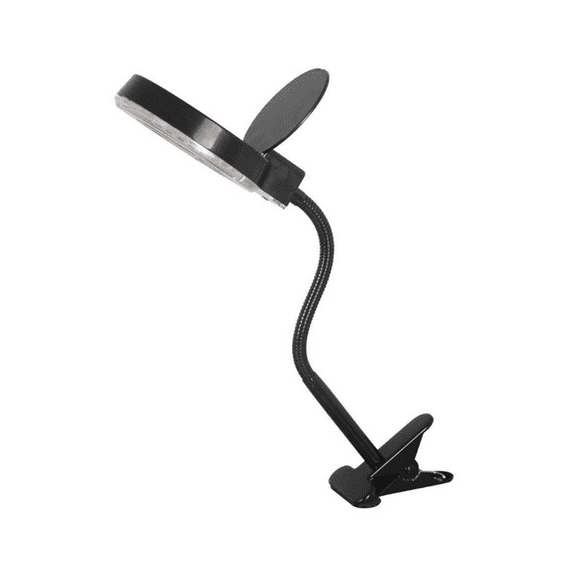 Electrix Tensor 300 Lm LED Magnifier Clip Lamp Black 10C-008