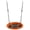 Orange, variant on Machrus Swingan 37.5" Super Fun Nest Swing With Adjustable Ropes - Solid Fabric Seat Design - Green