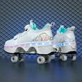 thumbnail image 5 of Kids Teen Wheels Shoes with Lights Women Men Rechargeable Roller Skates Shoes Retractable Wheels Shoe LED Flashing Sneakers for Girls Boys Gift, 5 of 12