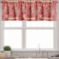 thumbnail image 3 of Ambesonne Cat Valance & Curtain, Kitty Doodle Paws Bow Tie, 55"x30", Multicolor, 3 of 6