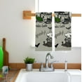 thumbnail image 3 of Serafina Home Halloween Kitchen Towel Set Draculas Castle, Set Of 2 (15" x 25"), 3 of 5