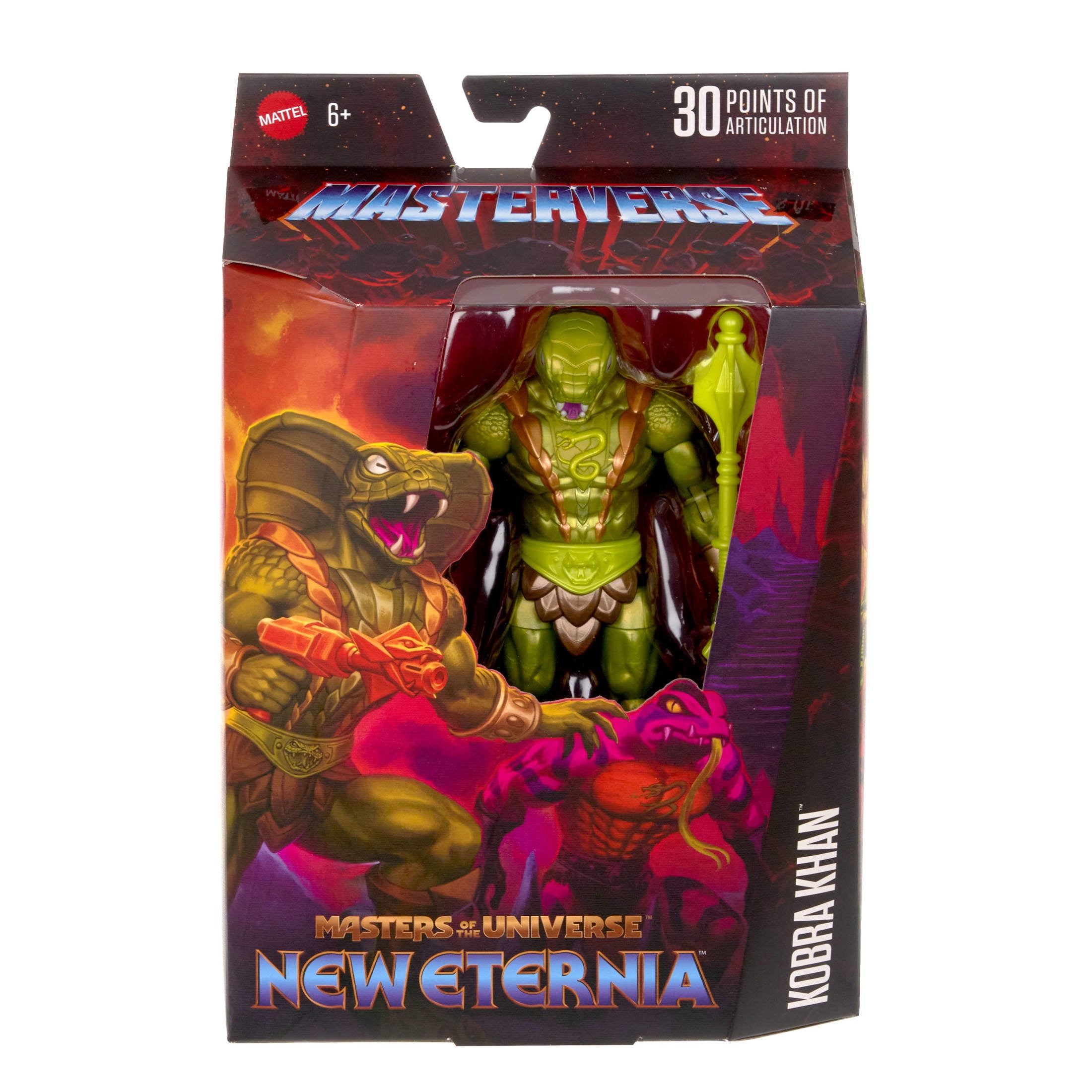 Masters of the Universe Masterverse New Eternia Kobra Khan Action Figure, 7 Inch MOTU Toy