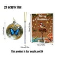 thumbnail image 4 of Bird Christmas Advent Calendar 2025, 24 Days Christmas Countdown Calendar, Acrylic 2D Bird Hanging Ornaments for Christmas Tree, Gift for Bird Lovers & Families, 4 of 7