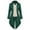 Green, variant on Busydd Mens Tailcoat Long Sleeve Button Tuxedo Jacket Fashion Prom Performance Retro Tailcoat Steampunk Medieval Costume S